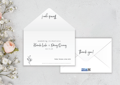  Thiệp Cưới Mã HA011WD 