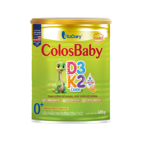  SPDD công thức Colosbaby Gold D3K2 0+ 400g 
