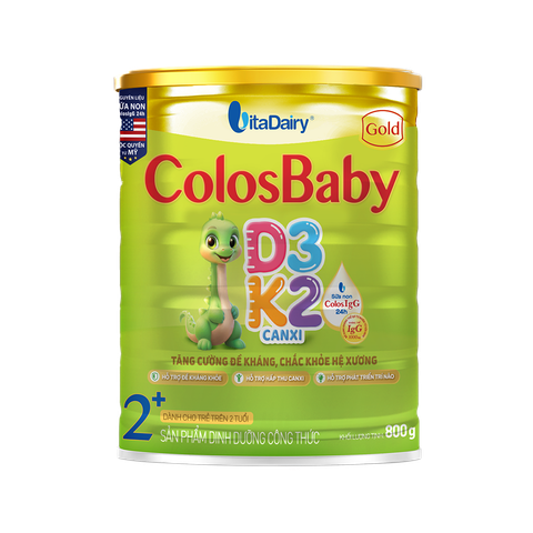  Sữa bột Colosbaby Gold D3K2 2+ 800g 