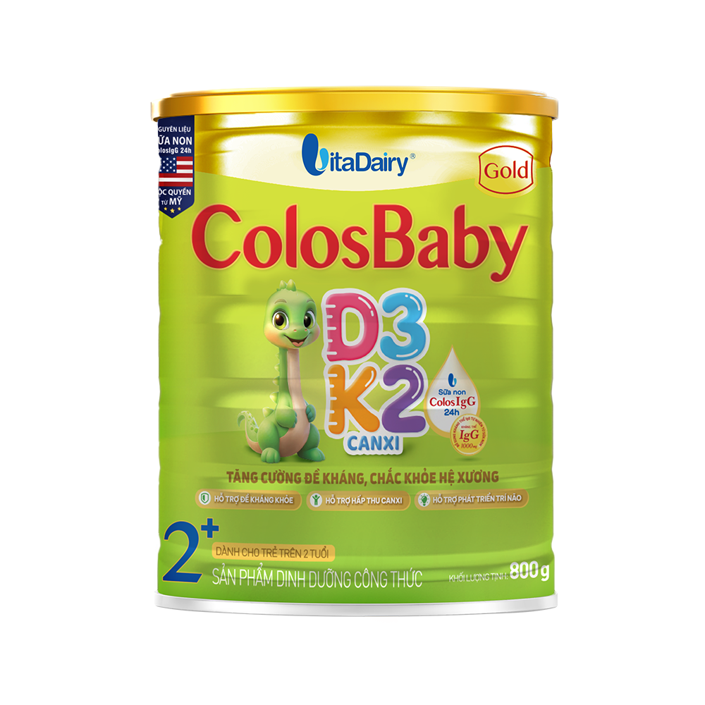  SPDD công thức Colosbaby Gold D3K2 2+ 800g - S 