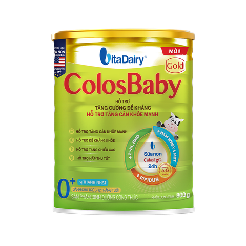  SPDD công thức ColosBaby Gold 0+ 800g - (Cải tiến) 