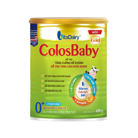  SPDD công thức ColosBaby Gold 0+ 400g - (Cải tiến) 