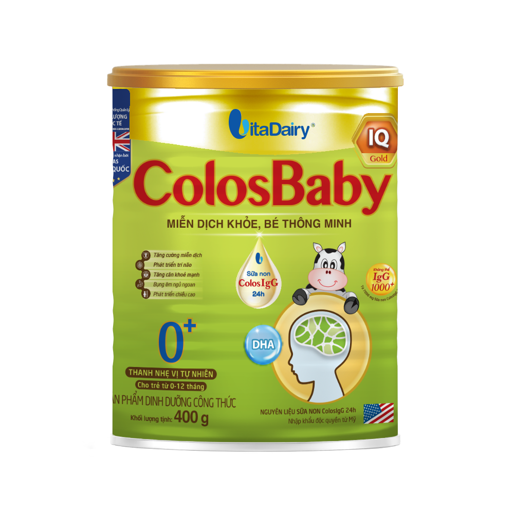  Sữa bột ColosBaby IQ Gold 0+ 400g 