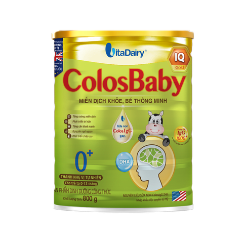  Sữa bột ColosBaby IQ Gold 0+ 800g 