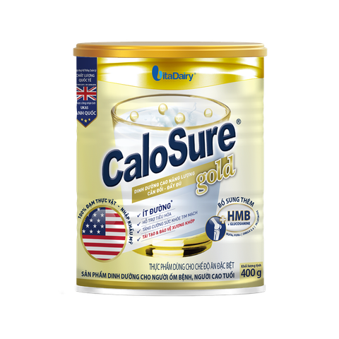  Thực Phẩm Dinh Dưỡng Calosure Gold Ít Đường 400g 
