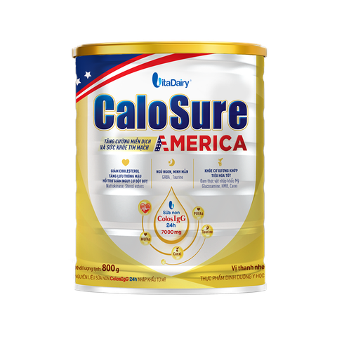  Sữa bột CaloSure America vị thanh nhẹ 800g 