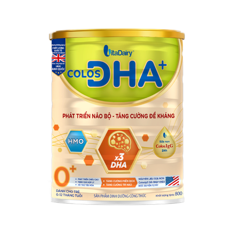  Sữa bột Colos DHA+ 0+ 800G 