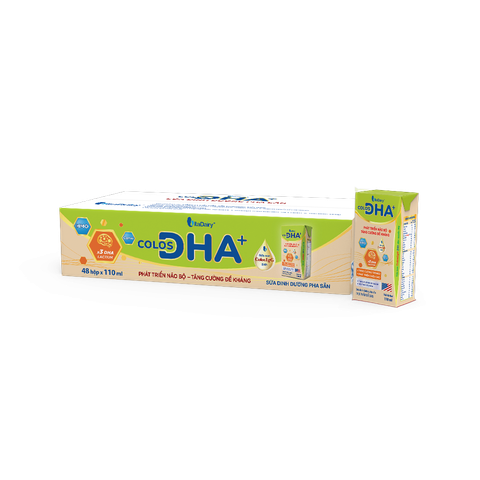  Sữa Uống Dinh Dưỡng Colos DHA+ 110ml - Thùng 48 hộp 