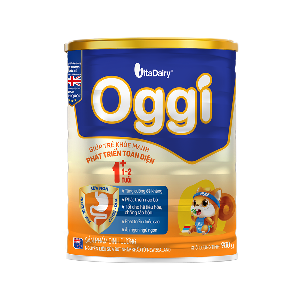  Sữa bột Oggi 1+ 900g 