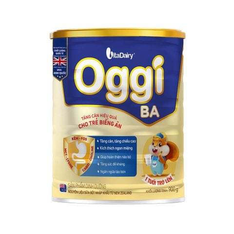  Sữa bột Oggi BA 900g 