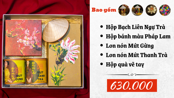  HỘP QUÀ VẼ TAY TRUYỀN THỐNG CỐ ĐÔ HUẾ 2 