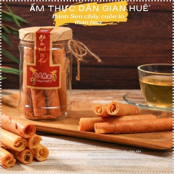  BÁNH SEN CHẤY CUỘN LÒ THAN HOA  [DỄ VỠ]- [VSATTP] 