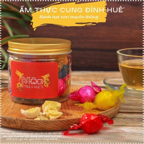  BÁNH HẠT SEN MỘC TRULY HUE'S [DATE CHỈ 10 NGÀY] 
