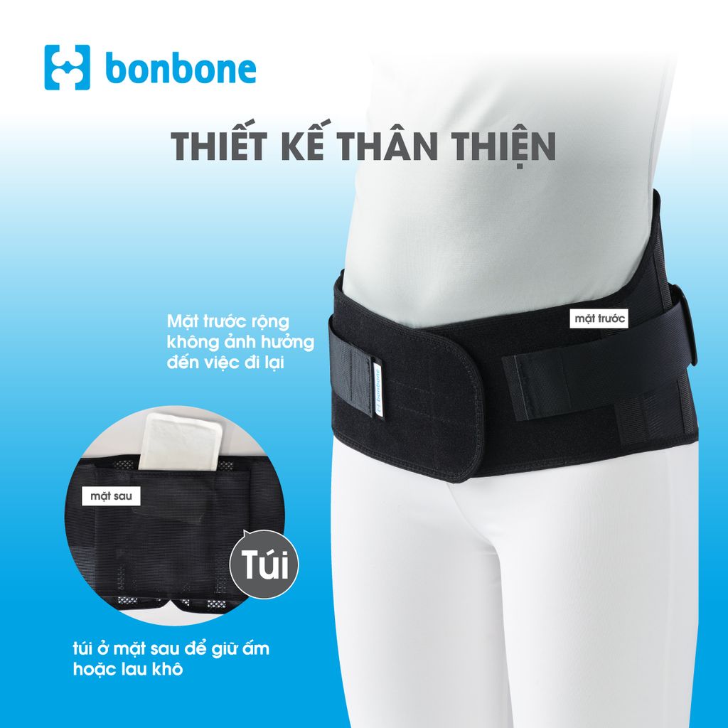 Đai Lưng Cột Sống Pro Hard Slim Nâng Đỡ Cột Sống, Hỗ Trợ Điều Trị Đau Lưng