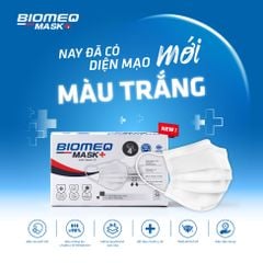 Khẩu trang y tế kháng khuẩn 4 lớp BIOMEQ MASK+ HỘP 50 CÁI