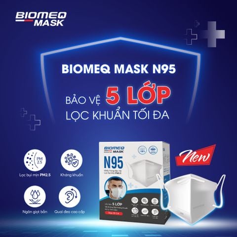 Khẩu Trang Bảo Hộ MASK N95 TRẮNG