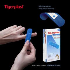 Băng Cá Nhân Tigerplast BLUE Chuyên Dùng Cho Nhà Máy Chế Biến Thực Phẩm