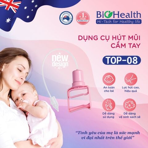 Dụng Cụ Hút Mũi Bằng Tay BIOHEALTH TOP-08