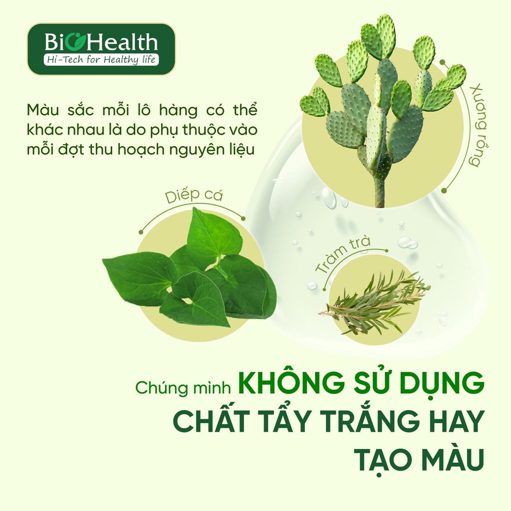 Gel Rửa Mặt Ngừa Mụn Xương Rồng BioHealth, Làm Sạch Da Nhờn, Ngăn Ngừa Mụn, Phục Hồi Tổn Thương Do Mụn 60ml