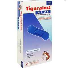 Băng Cá Nhân Tigerplast BLUE Chuyên Dùng Cho Nhà Máy Chế Biến Thực Phẩm
