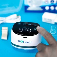Máy Hút Sữa Rảnh Tay 1 Bình BioHealth AE WEARABLE, Nhỏ Gọn, Phễu Thảo Rời Dễ Chọn Size