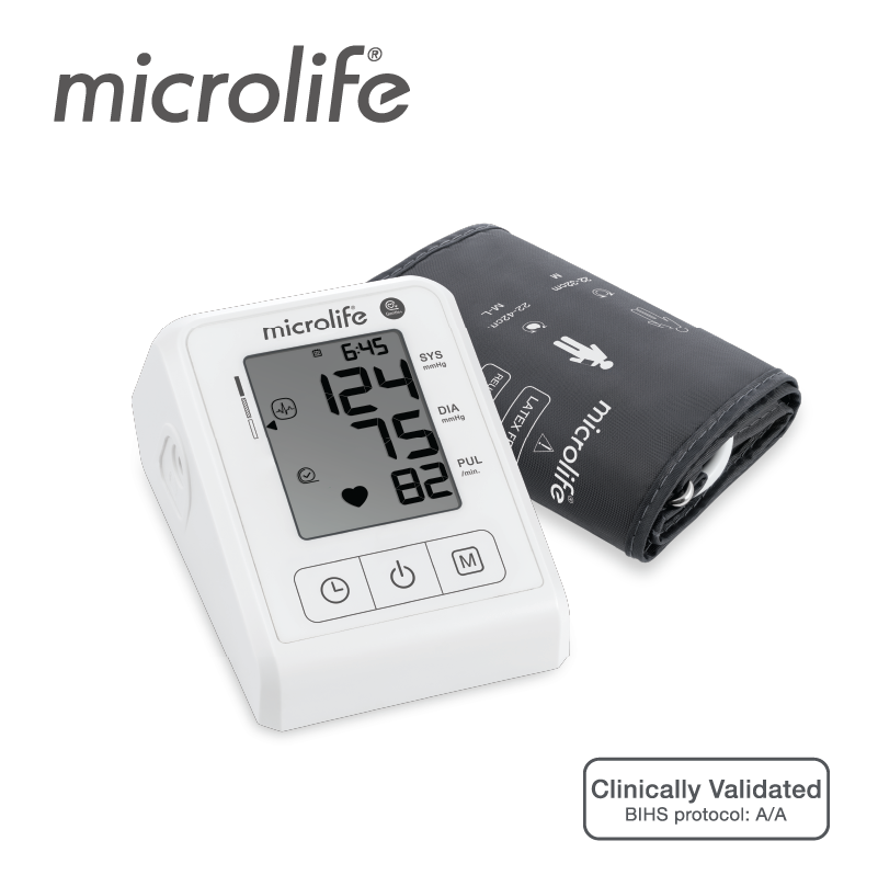 B1 Classic – Máy Đo Huyết Áp Điện Tử Bắp Tay Microlife