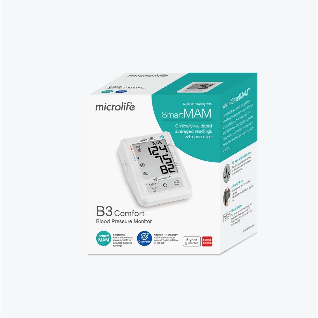 Máy Đo Huyết Áp Bắp Tay Microlife B3 Comfort, Công nghệ IMT Đo Êm Ái