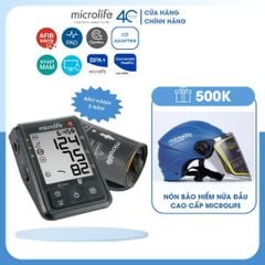 Máy Đo Huyết Áp Bắp Tay Microlife B6 ADVANCED CONNECT, Cảnh Báo Rung Nhĩ 1 Lần Đo, Kết Nối Điện Thoại & Máy Tính