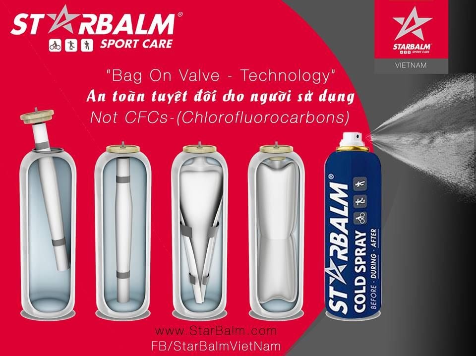 Chai Xịt Nóng WARM SPRAY STARBALM 150ml