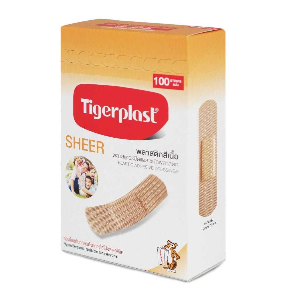 Băng  cá nhân màu da TIGERPLAST SHEER