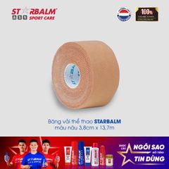 Băng vải thể thao STARBALM màu nâu 3,8cm x 13,7m