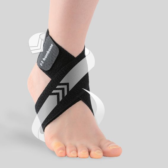 Combo Đai Cổ Chân Free Supporter AM và Đai Cổ Tay Wrist Bandage bonbone Nhật Bản, Bảo Vệ Cổ Chân và Cổ Tay Khi Vận Động