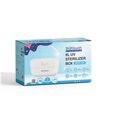Hộp Tiệt Trùng UV 6L BioHeath BH5100, Có Thể Chứa Được 7 Bình Sữa