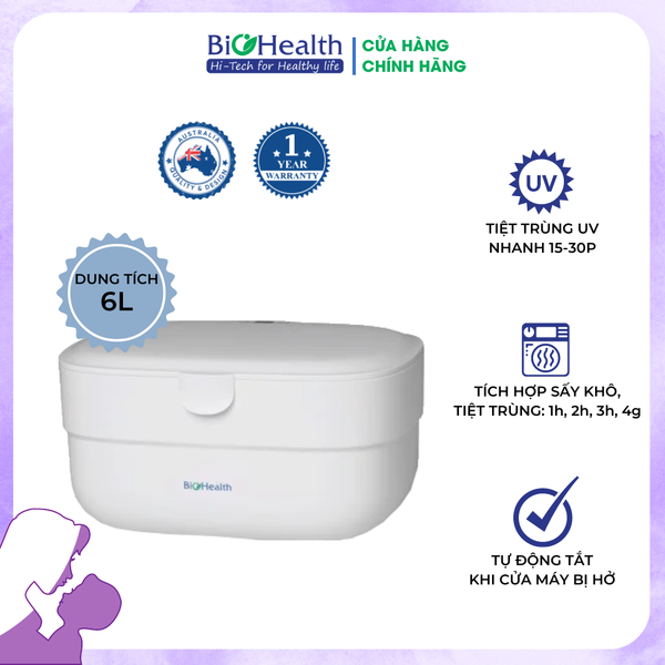 (Gift) Hộp Tiệt Trùng UV 6L BioHealth BH5100 trị giá 1.600.000đ
