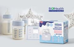 Máy hâm sữa tiệt trùng 2 bình BIOHEALTH BH9100