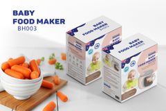 Máy Làm Thức Ăn Dặm Đa Năng Biohealth BH003, Hấp, Xay, Rã Đông, Khử Trùng