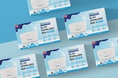 Hộp Tiệt Trùng UV 6L BioHeath BH5100, Có Thể Chứa Được 7 Bình Sữa