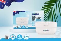 Hộp Tiệt Trùng UV 6L BioHeath BH5100, Có Thể Chứa Được 7 Bình Sữa