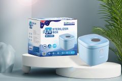 Máy tiệt trùng UV cửa trên 10L BioHealth BH5500, chứa được 11 bình sữa