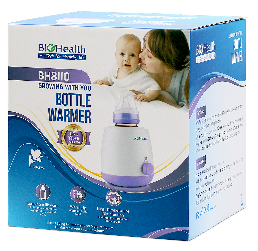 Máy hâm sữa 1 bình BIOHEALTH  BH8110