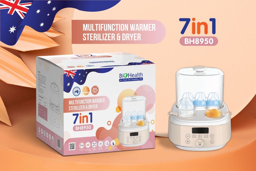 Máy Tiệt Trùng, Hâm Sữa Sấy Khô Đa Năng 7 trong 1 BH8950