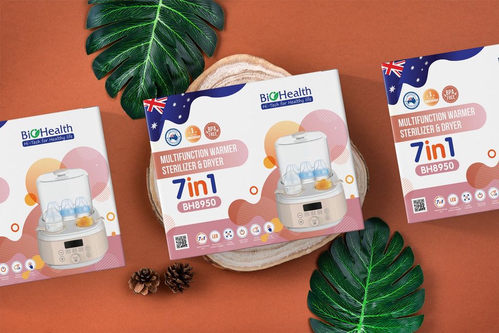 Máy Tiệt Trùng, Hâm Sữa Sấy Khô Đa Năng 7 trong 1 BH8950