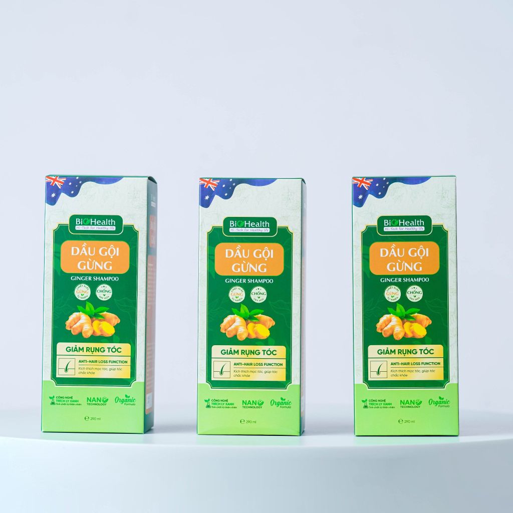 Dầu Gội Gừng Biohealth Giảm Rụng Tóc 290ml