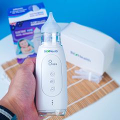 Máy Hút Dịch Mũi BioHealth DQ25 - Bản Nâng Cấp Mới Nhất - Có Nhạc, Tự Làm Sạch Sau Mỗi Lần Hút