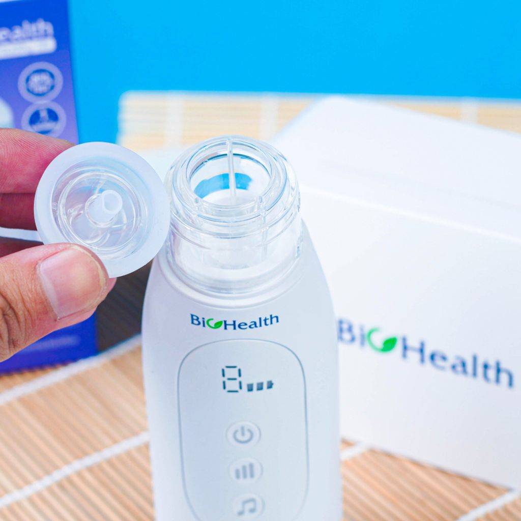 Máy Hút Dịch Mũi BioHealth DQ25 - Bản Nâng Cấp Mới Nhất - Có Nhạc, Tự Làm Sạch Sau Mỗi Lần Hút