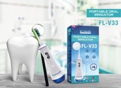 Máy Tăm Nước Cá Nhân Biohealth FL - V33, Tia Nước Mạnh Mẽ, Làm Sạch Kẽ Răng