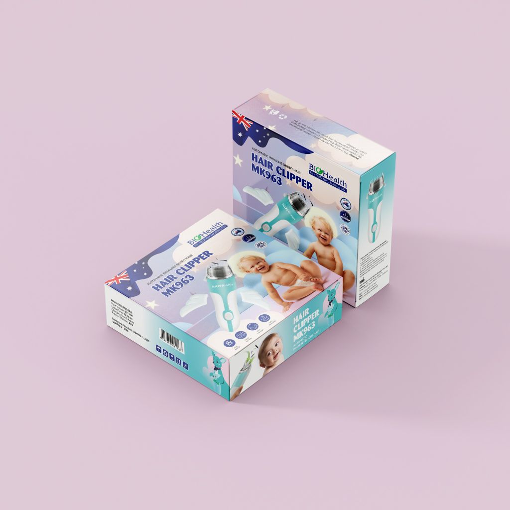 Tông Đơ Cắt & Hút Tóc Trẻ Em Biohealth MK963