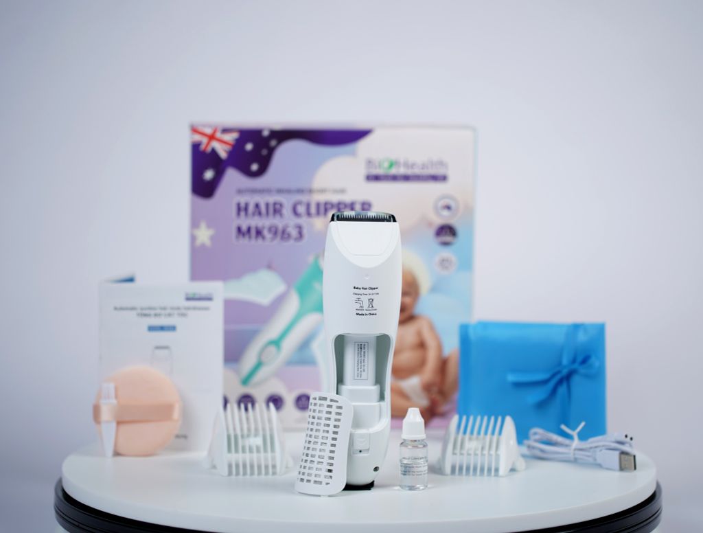 Tông Đơ Cắt & Hút Tóc Trẻ Em Biohealth MK963