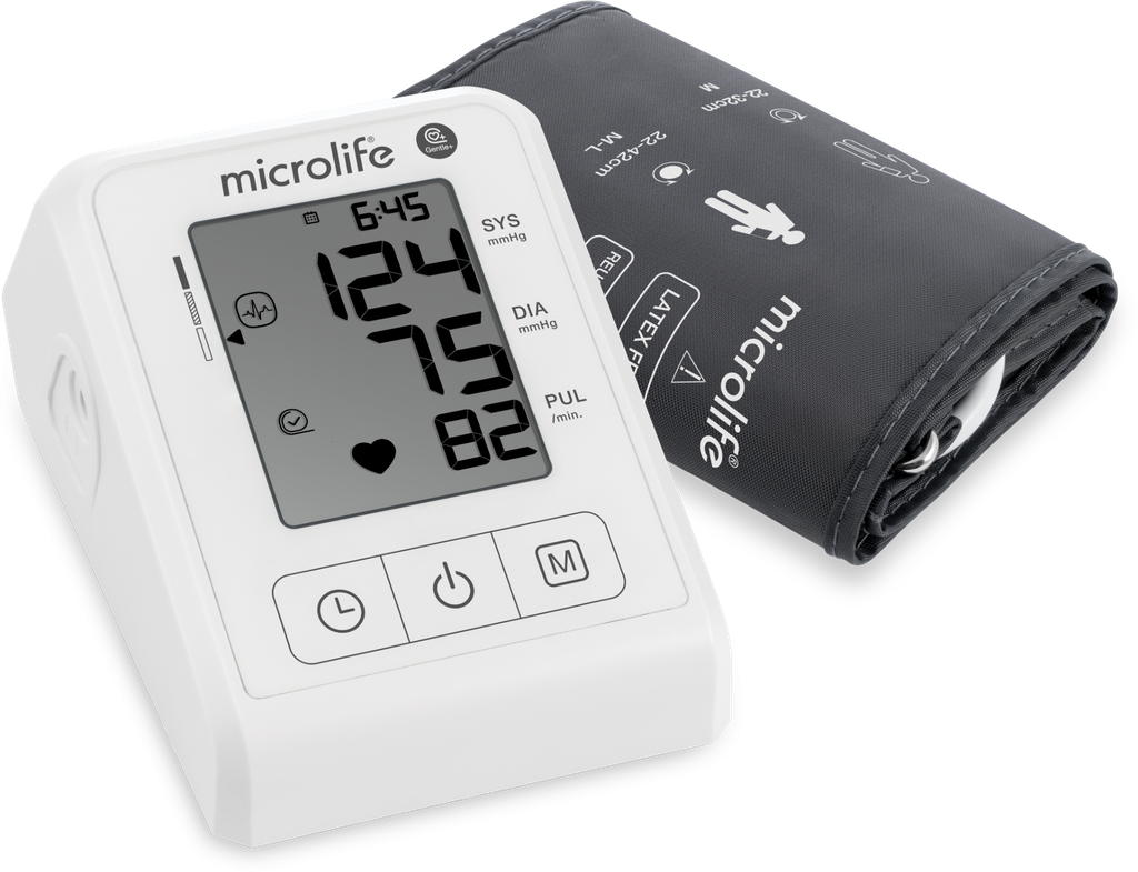 Máy Đo Huyết Áp Điện Tử Bắp Tay Microlife B1 Classic Tặng 1 Adapter Microlife