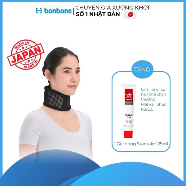 Đai Nẹp Cổ Thoáng Khí BREATHABLE NECK SUPPORT bonbone Nhật Bản